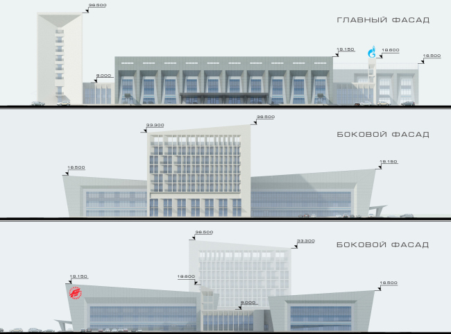 "Avangard" Hockey Academy. Facades  Sergey Tsytsin Architectural Studio