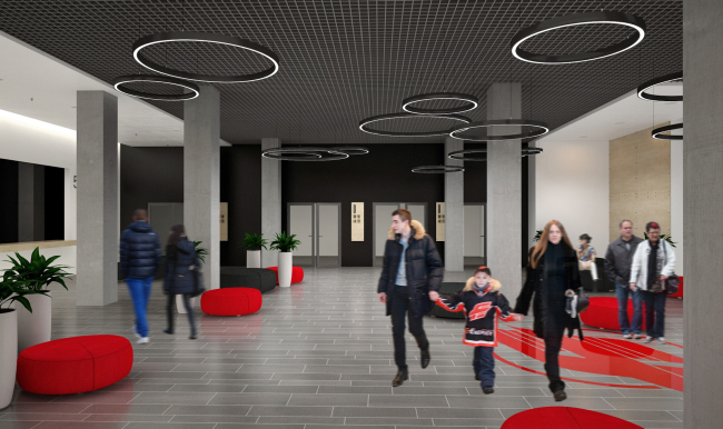 "Avangard" Hockey Academy. The arena � Sergey Tsytsin Architectural Studio