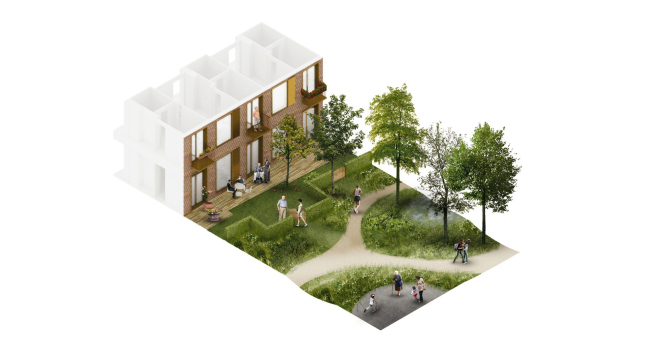 Future Sølund � ����� �������� ��� ������� ����� � ��������. �����������: C.F. Møller Architects � Tredje Natur