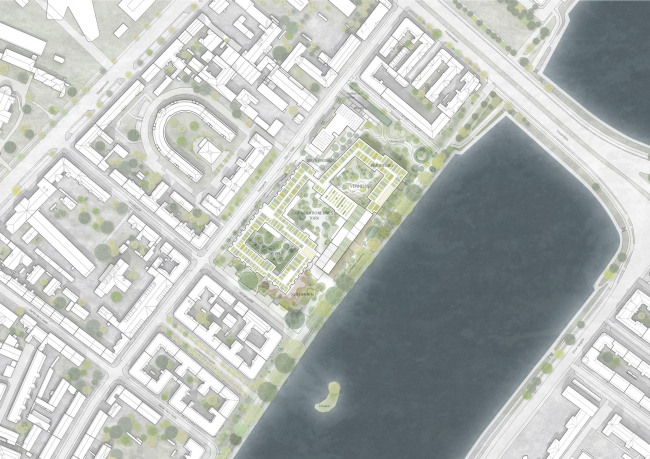 Future Sølund � ����� �������� ��� ������� ����� � ��������. �����������: C.F. Møller Architects � Tredje Natur
