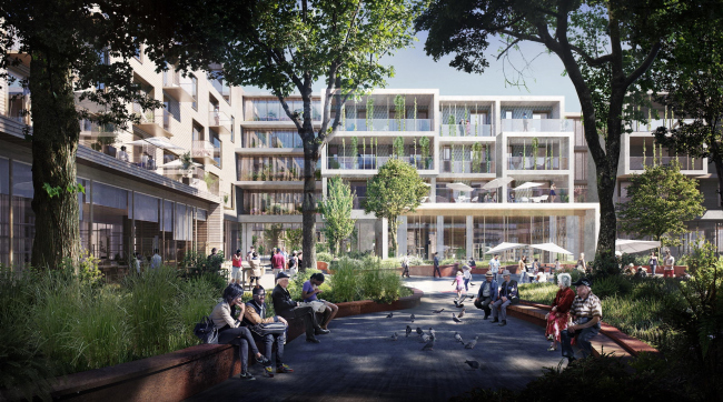 Future Sølund � ����� �������� ��� ������� ����� � ��������. �����������: C.F. Møller Architects � Tredje Natur