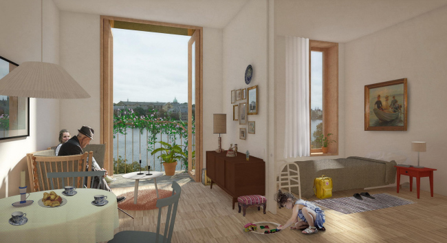Future Sølund � ����� �������� ��� ������� ����� � ��������. �����������: C.F. Møller Architects � Tredje Natur