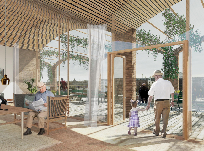 Future Sølund � ����� �������� ��� ������� ����� � ��������. �����������: C.F. Møller Architects � Tredje Natur