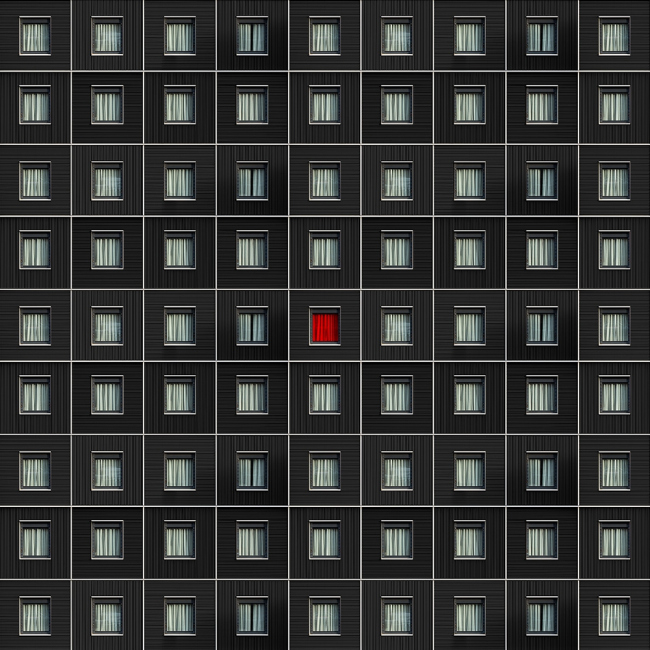 Red curtain/   arlo afferini