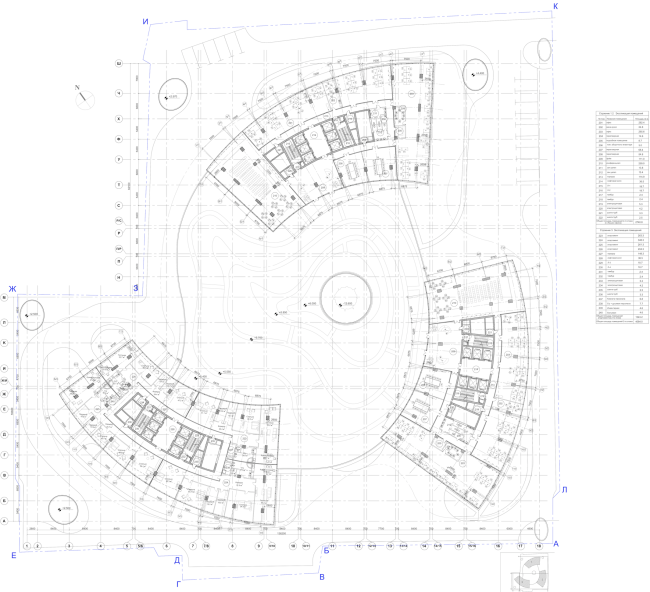 Multifunctional complex "Lotus". Plan of the 2nd floor � SPEECH