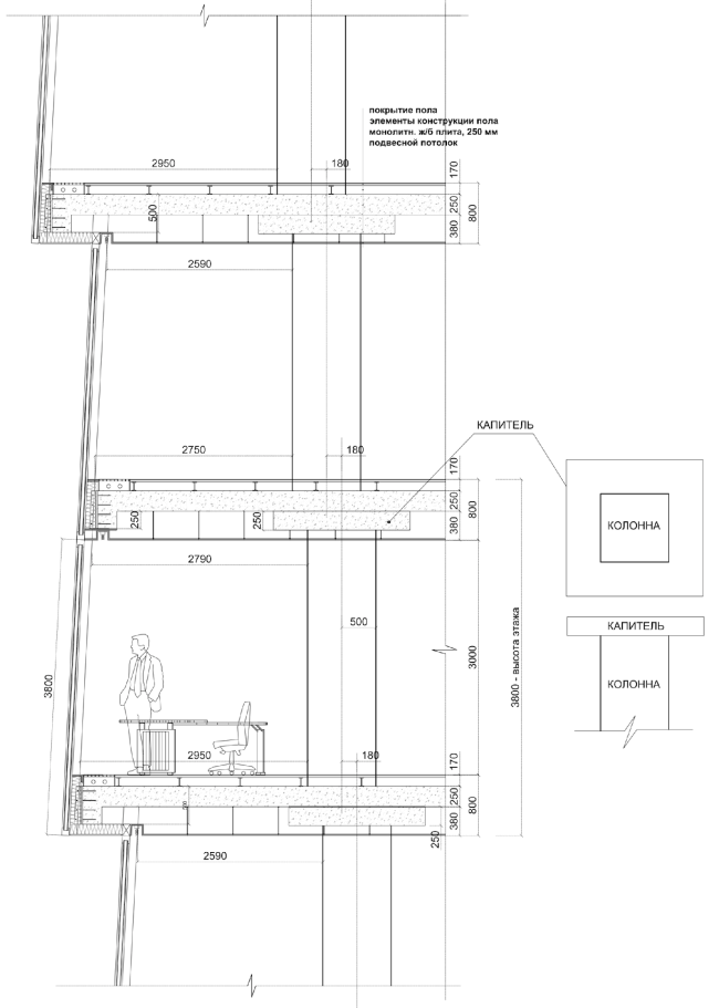 Multifunctional complex "Lotus". Detail of the facade � SPEECH
