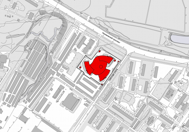 Multifunctional complex "Lotus". Location plan  SPEECH