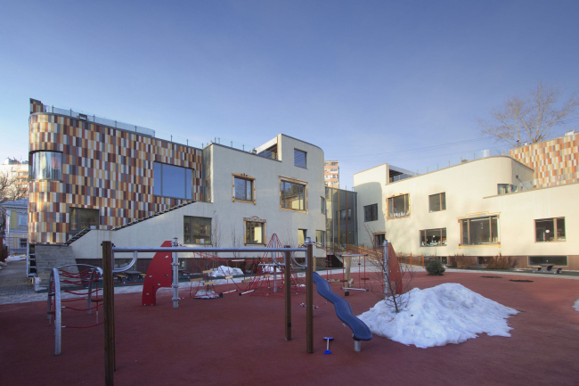 Nursery school in the Maly Poluyaroslavsky Alley. Construction, 2016 � Asadov Bureau