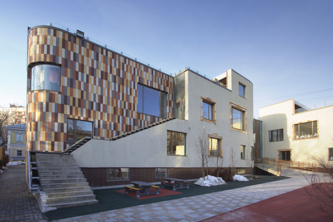 Nursery school in the Maly Poluyaroslavsky Alley. Construction, 2016  Asadov Bureau