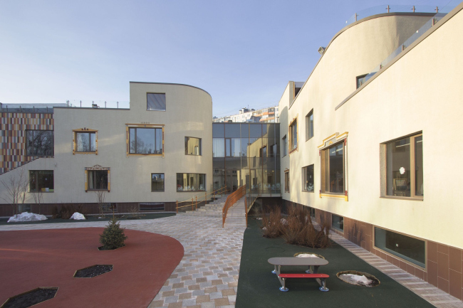 Nursery school in the Maly Poluyaroslavsky Alley. Construction, 2016  Asadov Bureau