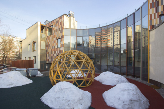 Nursery school in the Maly Poluyaroslavsky Alley. Construction, 2016 � Asadov Bureau