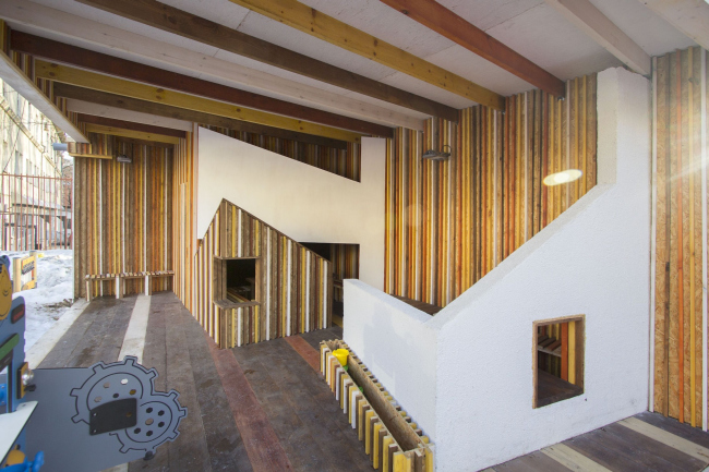 Nursery school in the Maly Poluyaroslavsky Alley. Construction, 2016 � Asadov Bureau