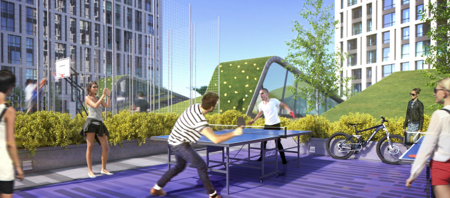 "Slavutich" housing project. Yard. Project, 2016 � Arkhimatika