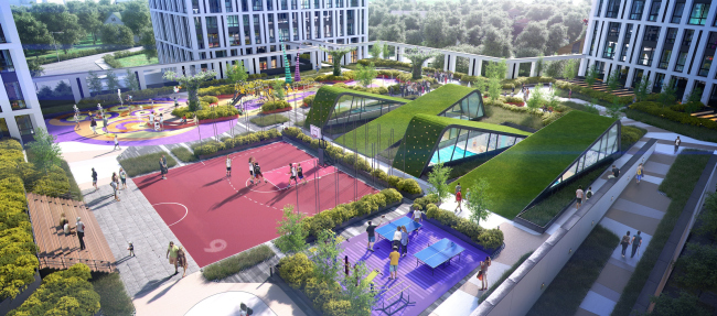 "Slavutich" housing project. Yard. Project, 2016 � Arkhimatika