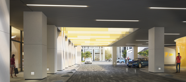 "Slavutich" housing project. Arcade. Project, 2016 � Arkhimatika