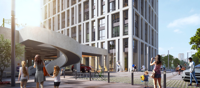 "Slavutich" housing project. Yard. Project, 2016 � Arkhimatika