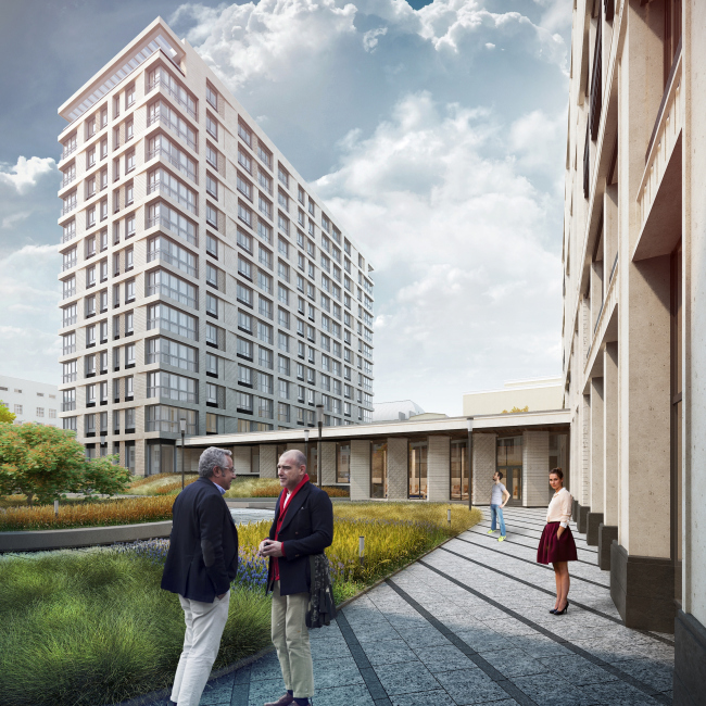 Multifunctional residential complex in Ekaterinburg. Project, 2016 � T+T Architects