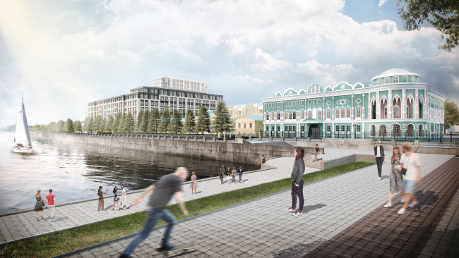 Multifunctional residential complex in Ekaterinburg. Project, 2016 � T+T Architects