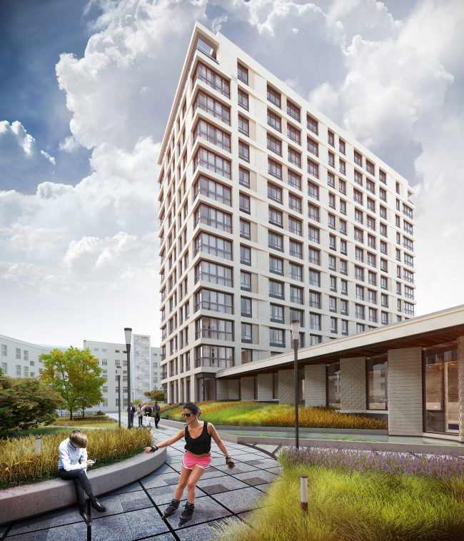 Multifunctional residential complex in Ekaterinburg. Project, 2016 � T+T Architects