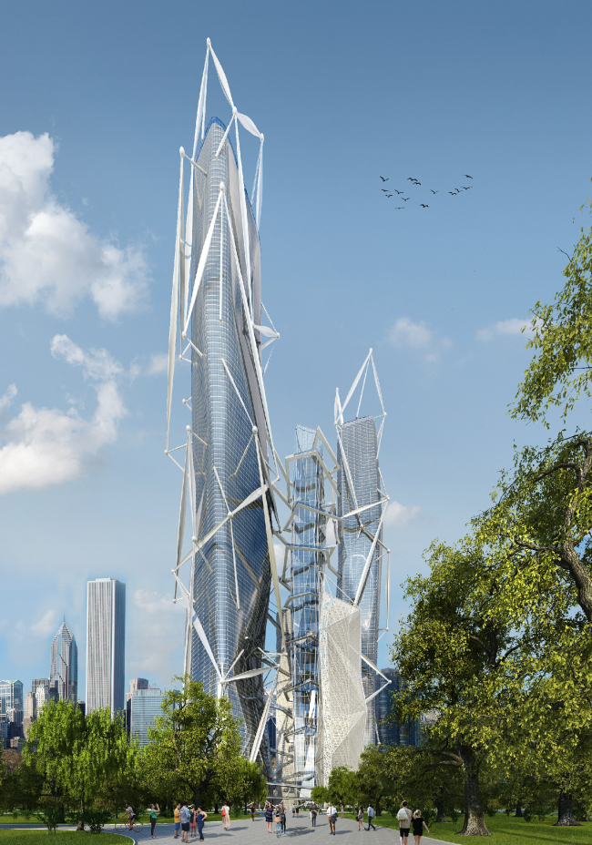 Проект небоскреба для конкурса Evolo-2016