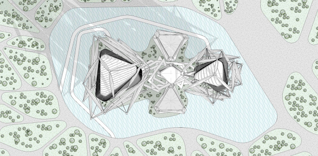 The skyscraper project for Evolo-2016. Masterplan  Arch Group
