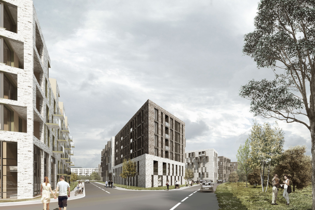 The concept of developing the territory of the former Tsarskoe Selo railway-car repair works "Sophia" . Project, 2016 � PANACOM