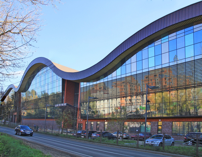 Multifunctional sports and public center in Novogorsk Olympic Village. Construction, 2016  Arkhitekturium