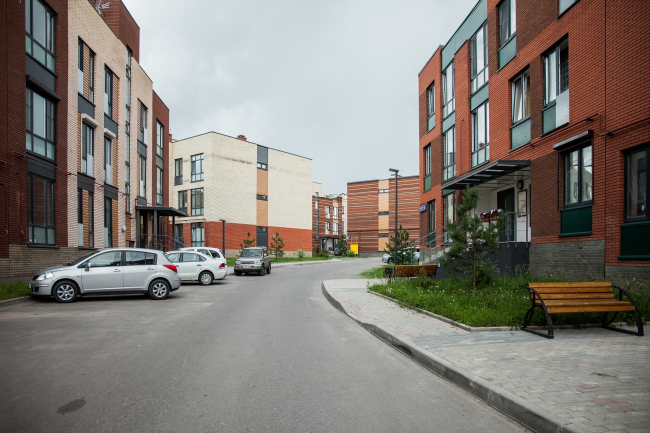 "Andersen" residential complex. Construction, 2016. Photograph  Denis Esakov