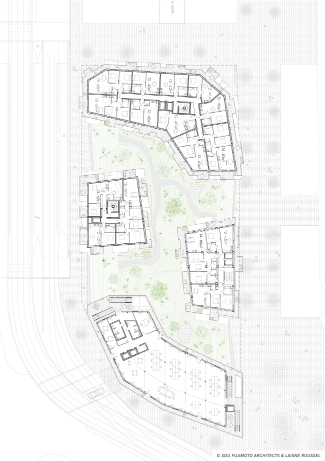 ����� �������� Canopia � ���������� ������ � SOU FUJIMOTO ARCHITECTS + LAISNÉ ROUSSEL