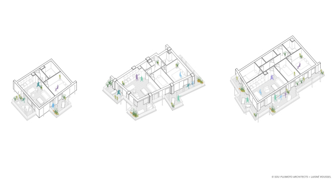 Жилой комплекс Canopia – конкурсный проект © SOU FUJIMOTO ARCHITECTS + LAISN&#201; ROUSSEL