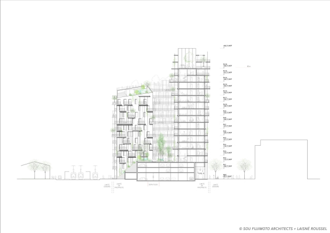 ����� �������� Canopia � ���������� ������ � SOU FUJIMOTO ARCHITECTS + LAISNÉ ROUSSEL