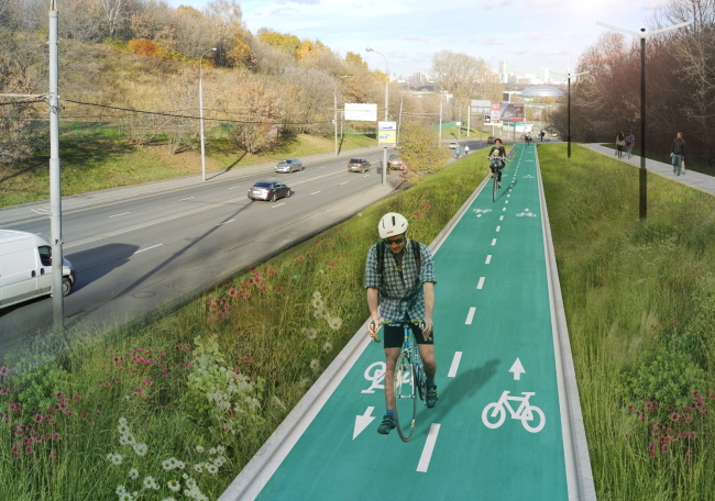 "Green Ring" bicycle route � Wowhaus, 2015