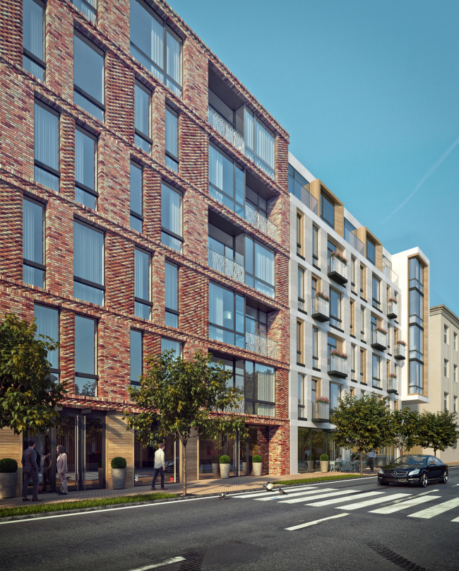 The housing project on the Malaya Ordynka Street. Project, 2016 � ADM