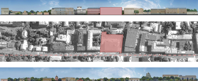 The housing project on the Malaya Ordynka Street. Development drawing. Project, 2016  ADM