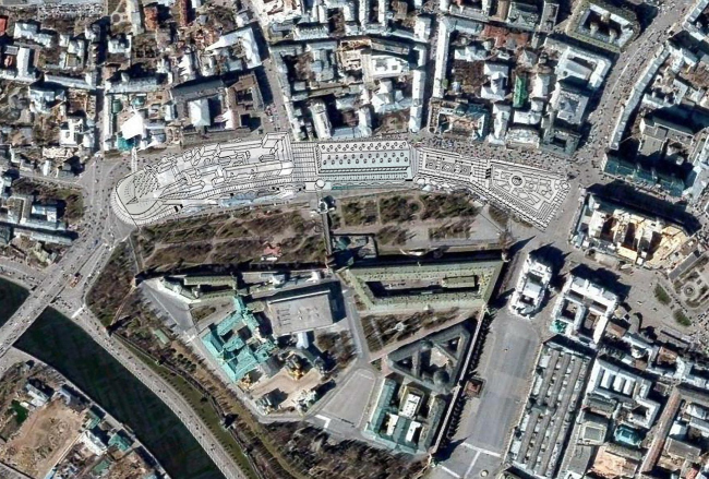 Комплексная реконструкция Боровицкой площади © Архитектурное бюро Асадова