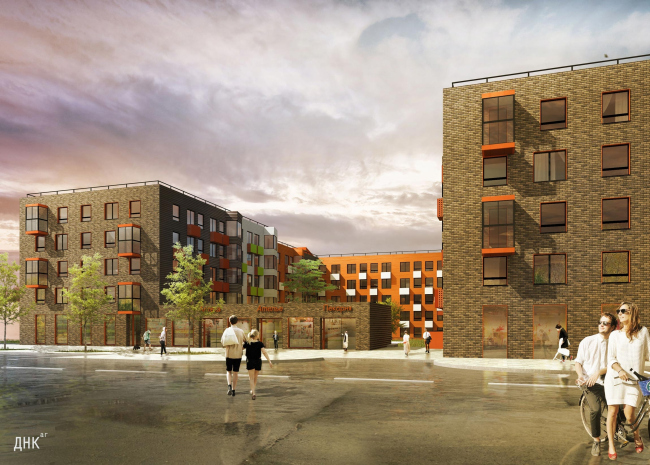"Gorky" residential area. Houses of Type 1. Project, 2015 � DNK ag