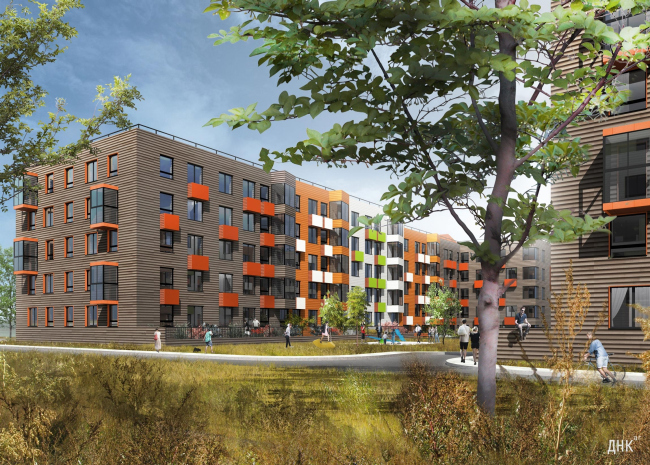 "Gorky" residential area. Houses of Type 1. Project, 2015 � DNK ag