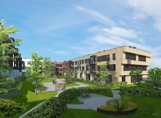 "Gorky" residential area. Houses of Types 2,3. Project, 2015 � DNK ag