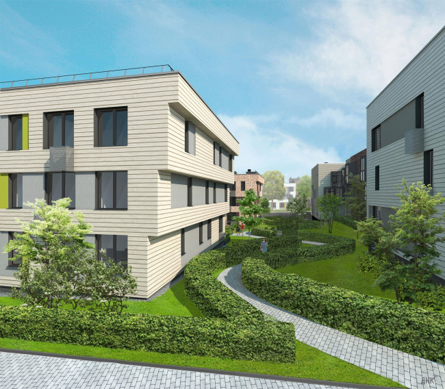 "Gorky" residential area. Houses of Types 2,3. Project, 2015 � DNK ag