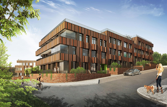 "Gorky" residential area. Houses of Type 4. Project, 2015 � DNK ag