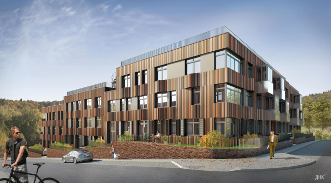 "Gorky" residential area. Houses of Type 4. Project, 2015 � DNK ag