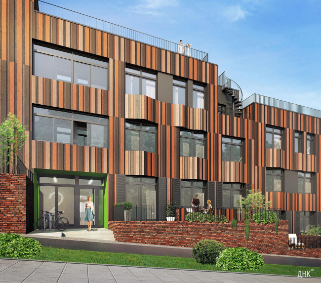 "Gorky" residential area. Houses of Type 4. Project, 2015 � DNK ag