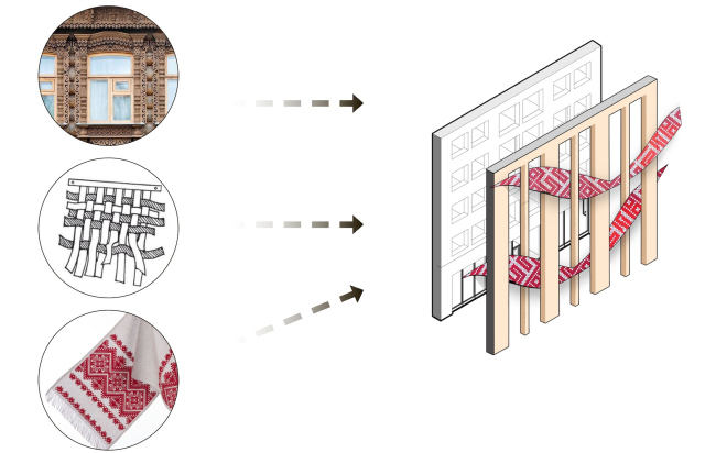 Multifunctional residential complex in Ekaterinburg. Solution search. Project, 2016 � T+T Architects