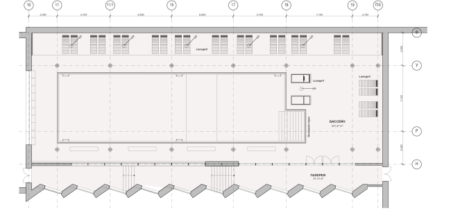 Multifunctional residential complex in Ekaterinburg. Plan of the pool. Project, 2016  T+T Architects