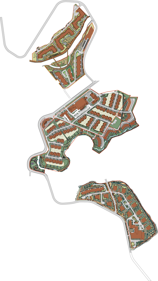 Residential and sports complex "Novogorsk Olympic Village". Master plan. Construction, 2013  Arkhitekturium