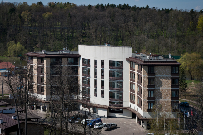Residential building #27 in "Novogorsk Olympic Village". Construction, 2012  Arkhitekturium