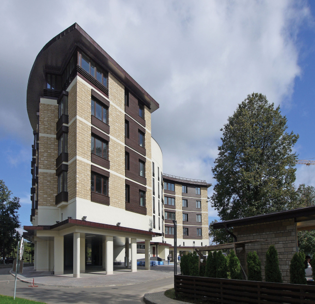 Residential building #27 in "Novogorsk Olympic Village". Construction, 2012  Arkhitekturium