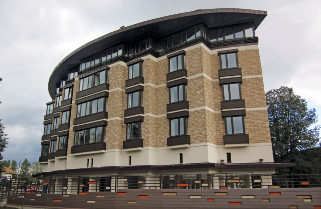 Residential building #27 in "Novogorsk Olympic Village". Construction, 2012 � Arkhitekturium