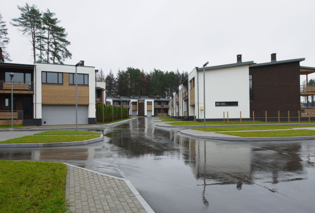 "Rizhsky Quarter" villa community. Construction, 2013  Arkhitekturium