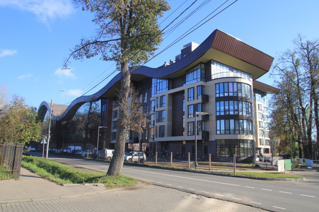 Multifunctional sports and public center in Novogorsk Olympic Village. Construction, 2016  Arkhitekturium